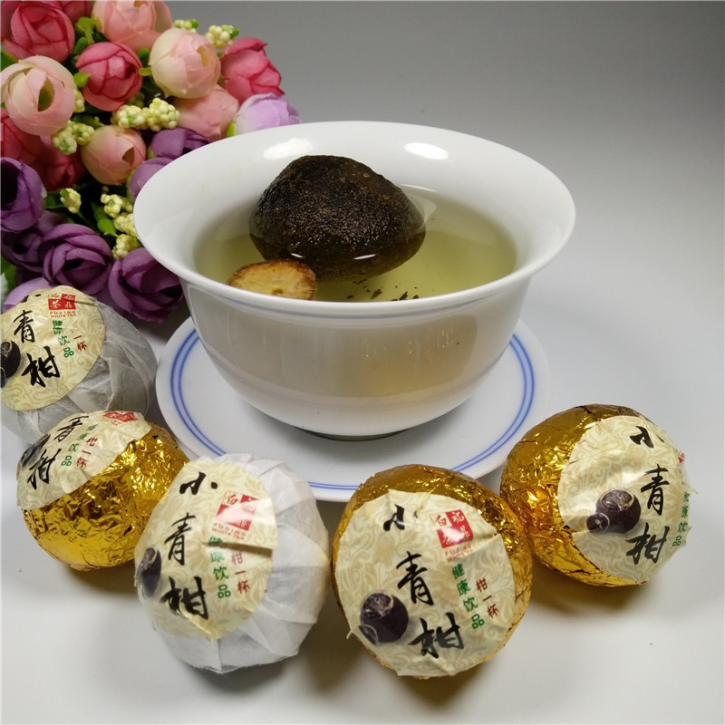 正宗小青柑福鼎白茶 厂家批发福鼎白茶贡眉制作 新工艺白茶